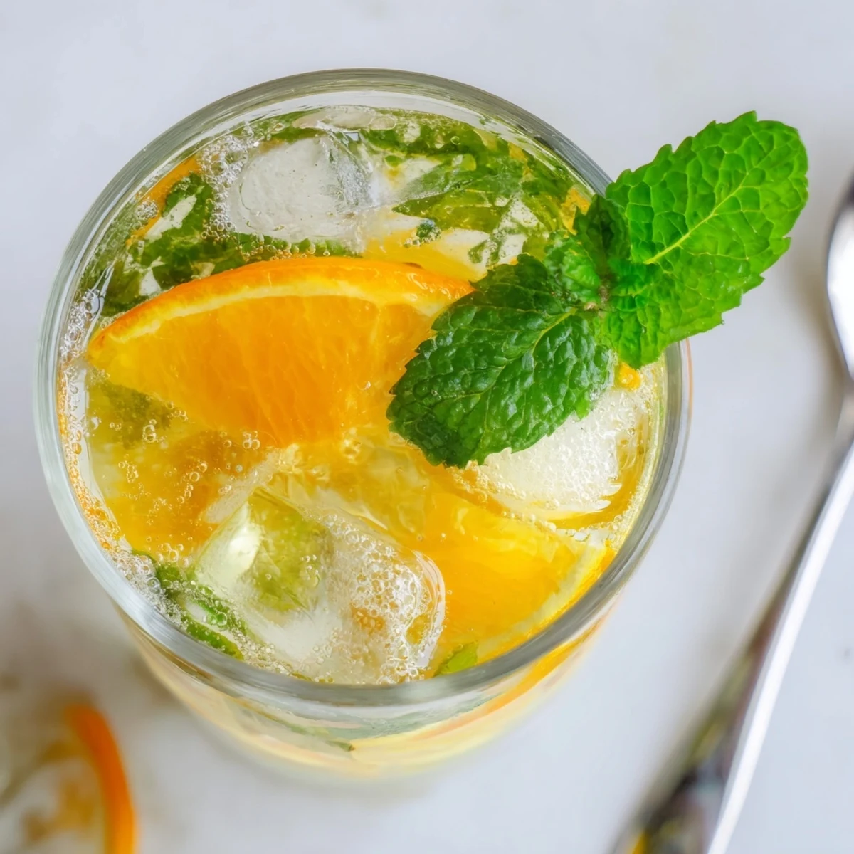 Refreshing probiotic soda mocktail, perfect for summer gatherings and gut health.