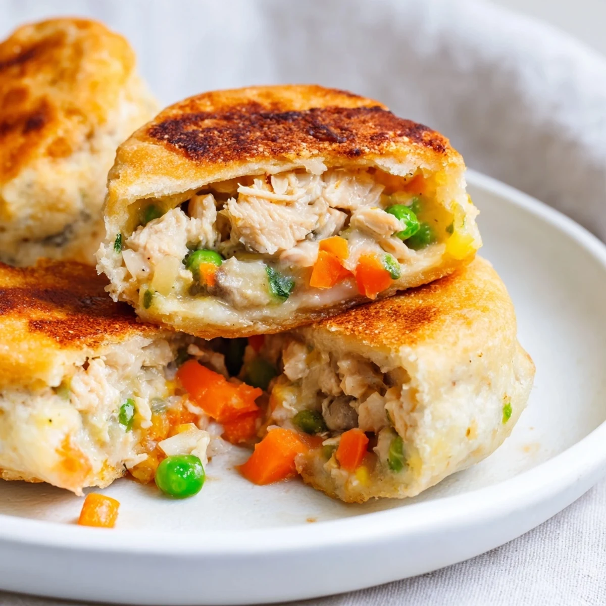 Golden, bubbly Chicken and Dumplings Casserole, a comforting main dish with fluffy dumplings.