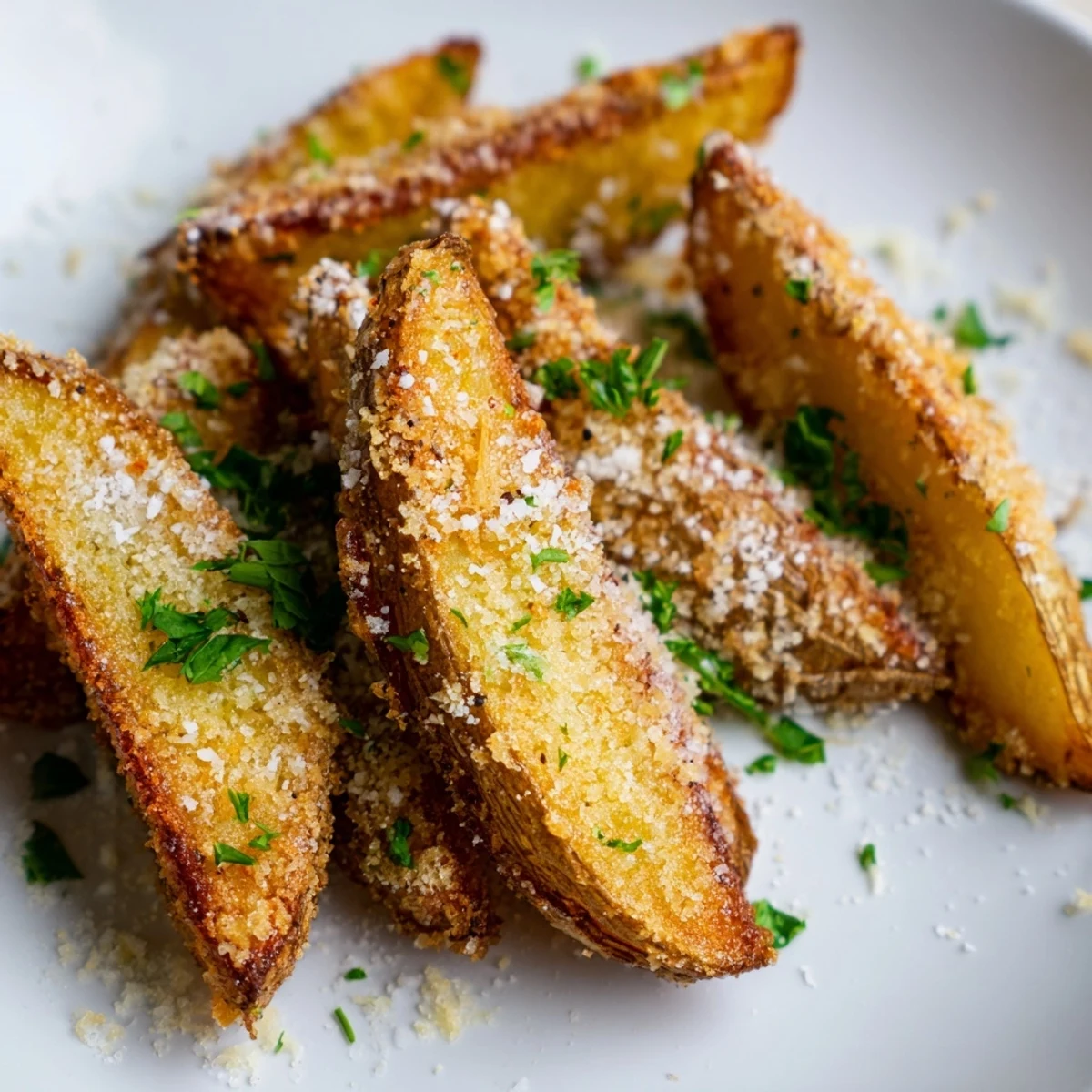 Golden, crispy 15-Minute Microwave Crispy Potatoes, the perfect snack, cooked fast and easy.