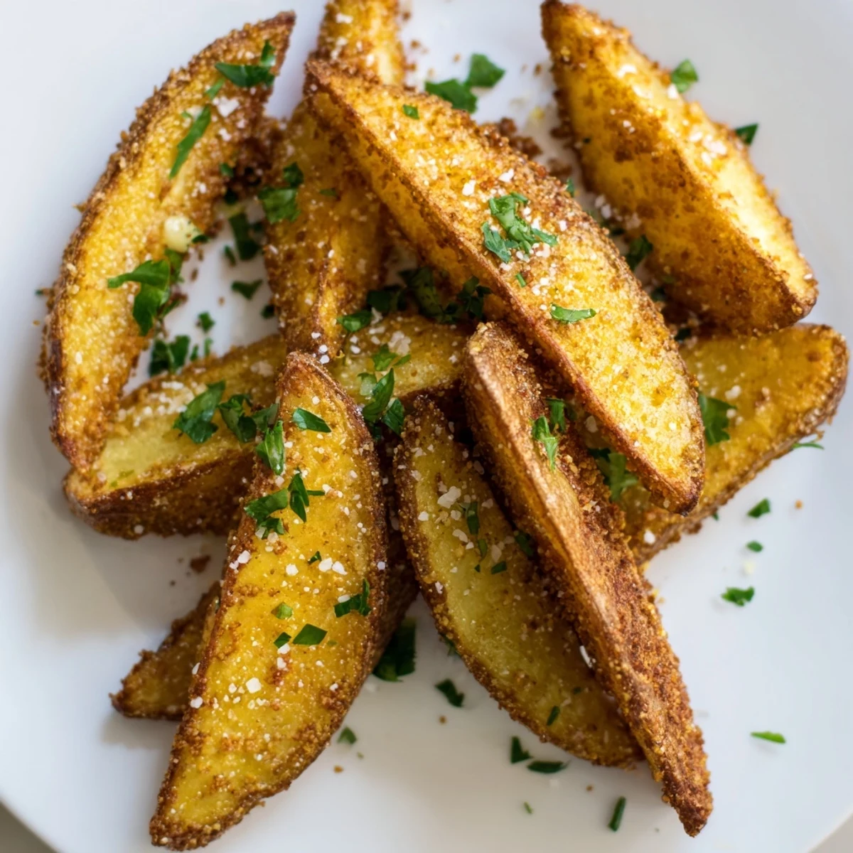 Delicious 15-Minute Microwave Crispy Potatoes, seasoned with paprika, ready to serve and enjoy quickly.
