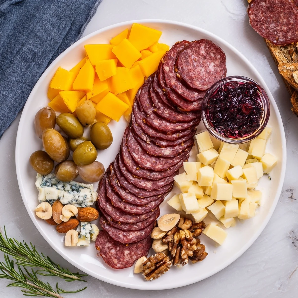 A beautifully arranged Deer Antler Charcuterie board with artisan cheese, meats, and fresh garnishes.