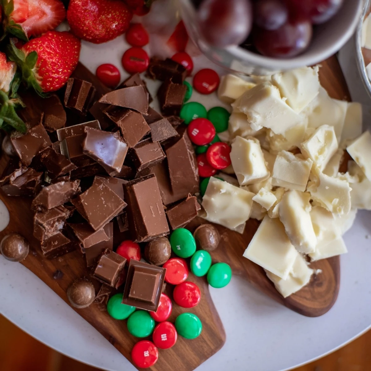 Cozy Mitten Dessert Board