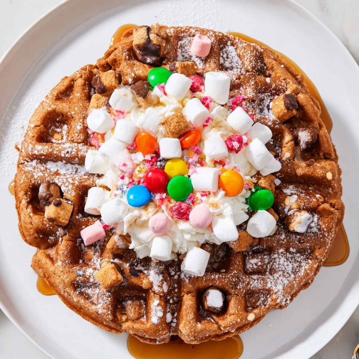 Gingerbread House Waffle Bar
