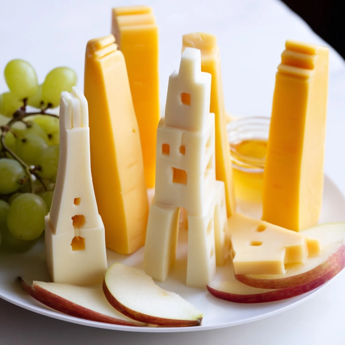 Skyline Silhouette Cheese Platter