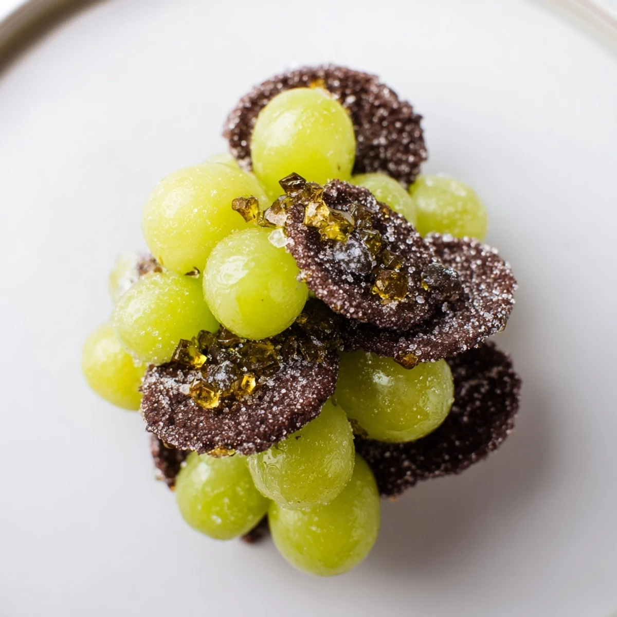 Imagine The Crystal Cave: a chocolate cracker cave filled with sugared grapes and rock candy.