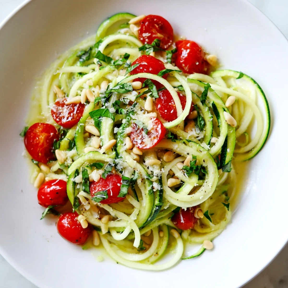 Quick and easy zucchini noodle variations: a healthy and delicious gluten-free meal idea.