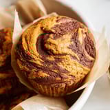 Gingerbread Pumpkin Muffin Swirls