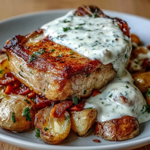Golden-seared Crockpot Ranch Pork Chops in creamy gravy, served with tender potatoes and carrots for an effortless slow cooker dinner.