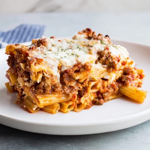 Baked Ziti Meat Sauce