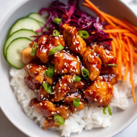 Sriracha Honey Chicken Bowl