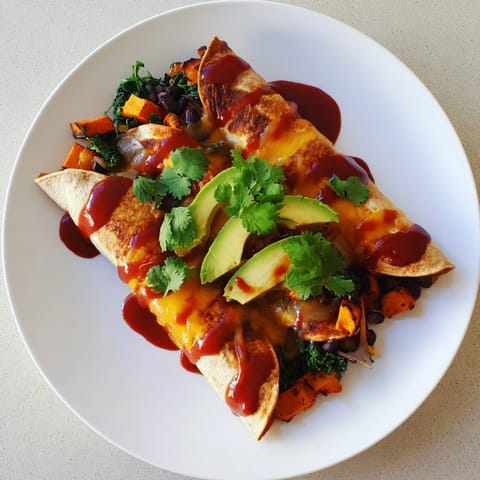 Sweet Potato Black Bean Kale