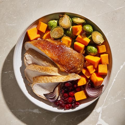 Sheet Pan Turkey Winter Veggies