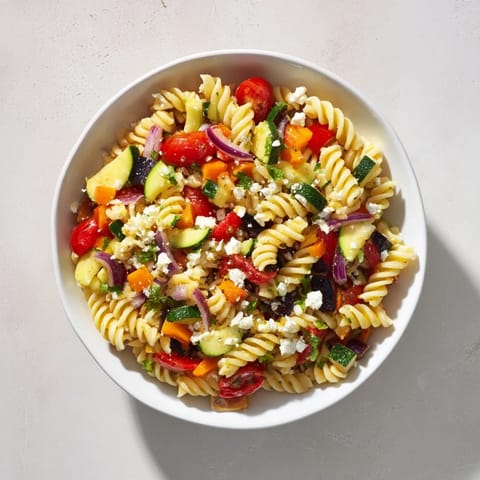 Pasta Salad Seasonal Veggies