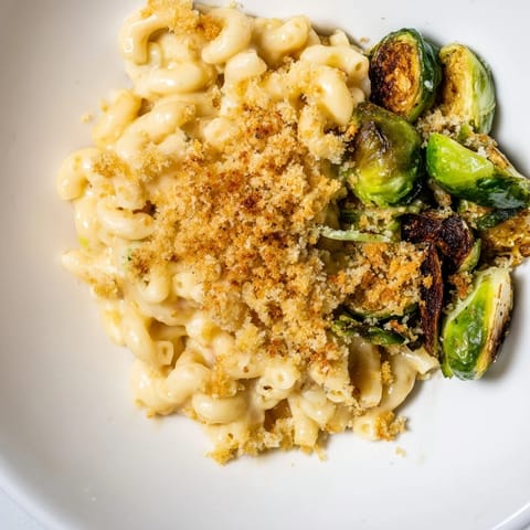 Sheet Pan Mac Cheese Brussels
