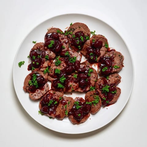 Tart Cherry Date Glazed Pork