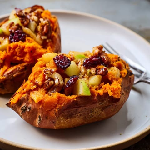 Cranberry Apple Twice Baked