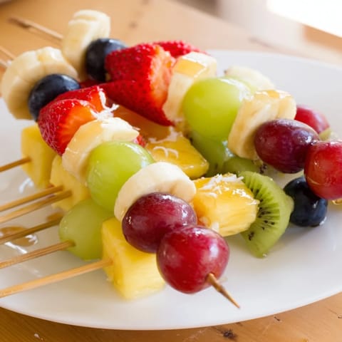 Easy Festive Fruit Kabobs