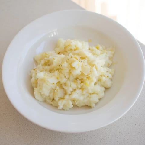 Close-up of creamy 3-Ingredient Butter & Garlic Ditalini, a simple Italian-inspired weeknight delight.