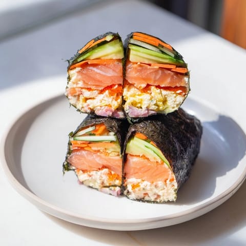 High-Protein Smoked Salmon Roll