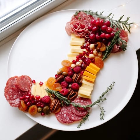 Meat Cheese Festive Stocking