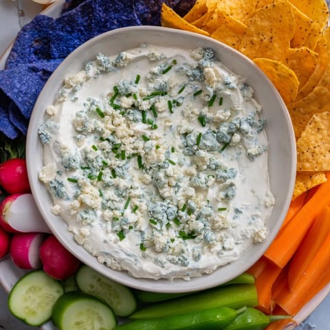 Frozen Pond Blue Dip Platter