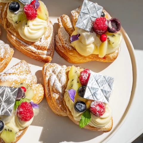 Elegant Luxury Diamond Engagement Platter showcasing white chocolate diamonds, vanilla cream, and fresh berries.