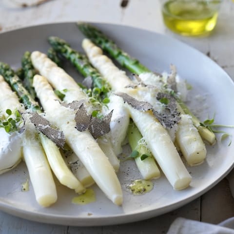 Silver Birch With Asparagus