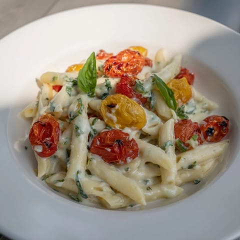 Boursin Cheese Pasta Roasted Tomatoes