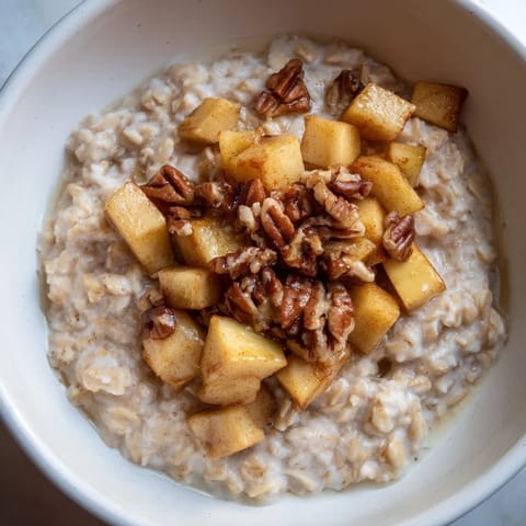 Apple Pie Oatmeal Bowl