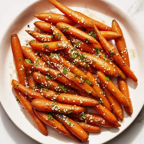 Honey Soy Roasted Carrots