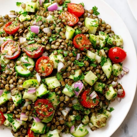 Lentil Salad with Mustard Vinaigrette