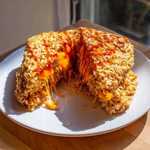 Instant Ramen Grilled Cheese