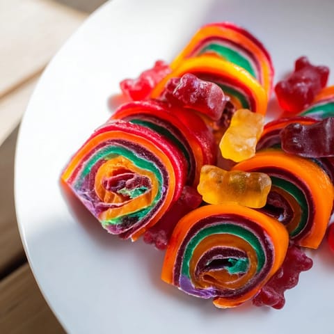 Rainbow Candy Roll Ups