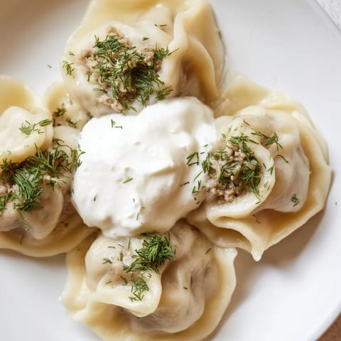 Russian Pelmeni Dumplings Delight