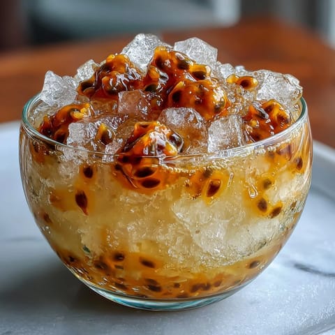 Tangy Passionfruit Granita Chill