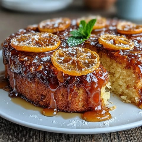 Candied Orange Almond Cake