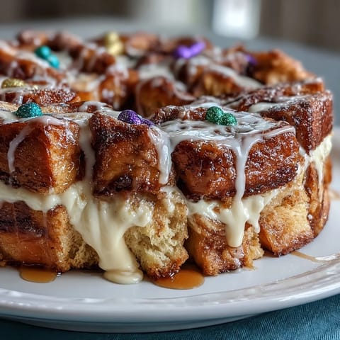 King Cake French Toast Bake