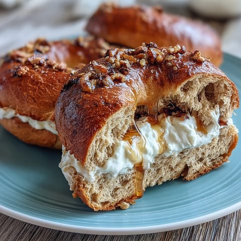 Honey Whole Wheat Protein Bagels
