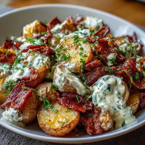 BBQ Baby Shower Loaded Salad