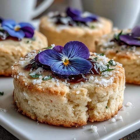 Floral Shortbread Cookies