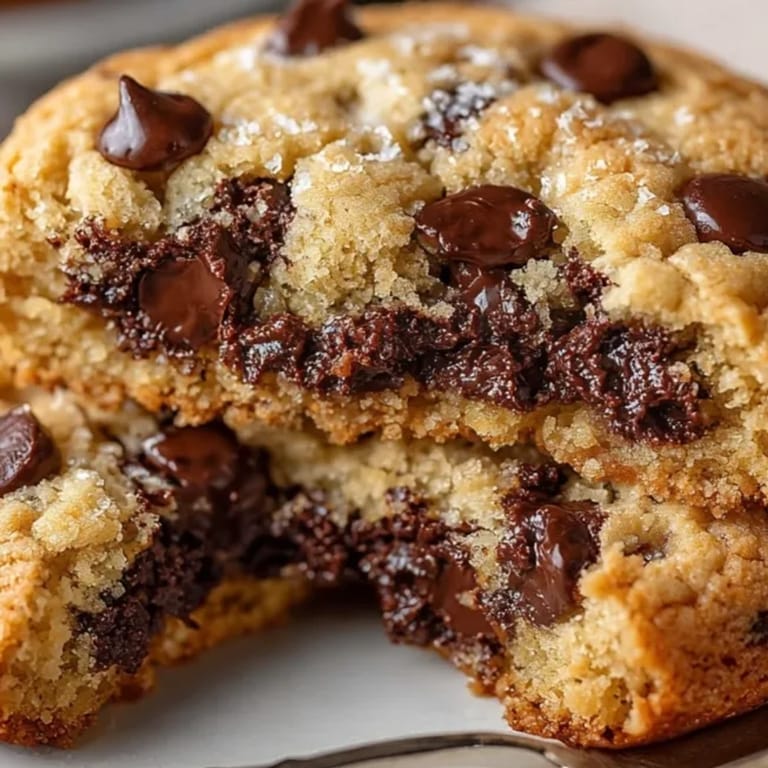 Bite into an ultra-thick Crumbl Cookie Copycat, melting chocolate and buttery soft dough.