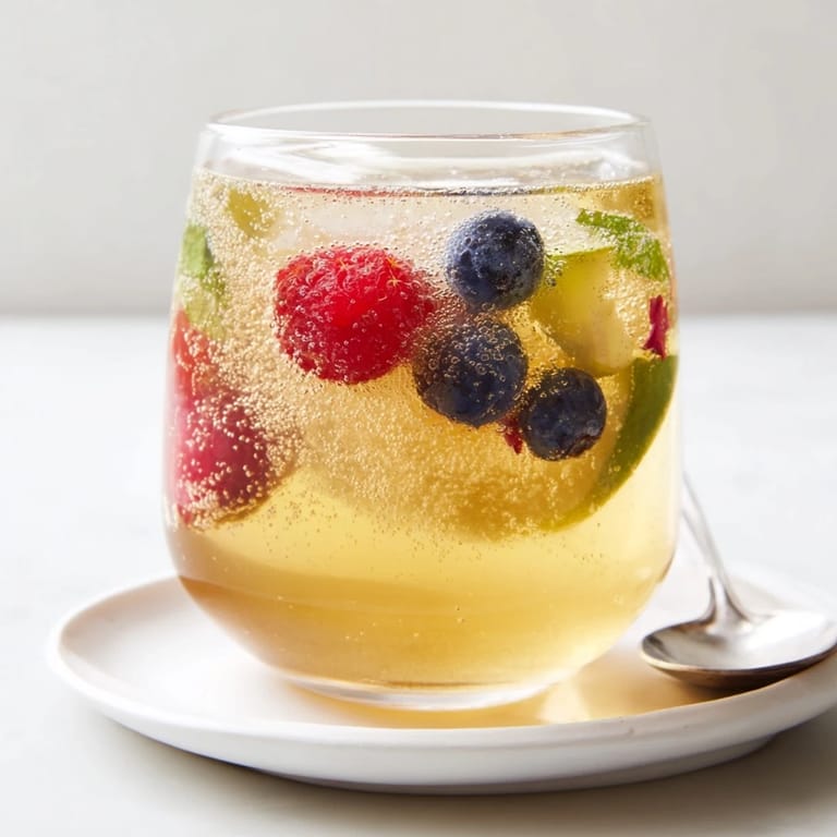 Invigorating Kombucha-style mocktails, garnished with mint and citrus for a refreshing sip.  