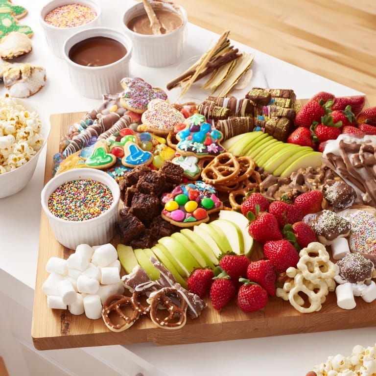 An inviting display of themed snacks and desserts for holiday celebrations.