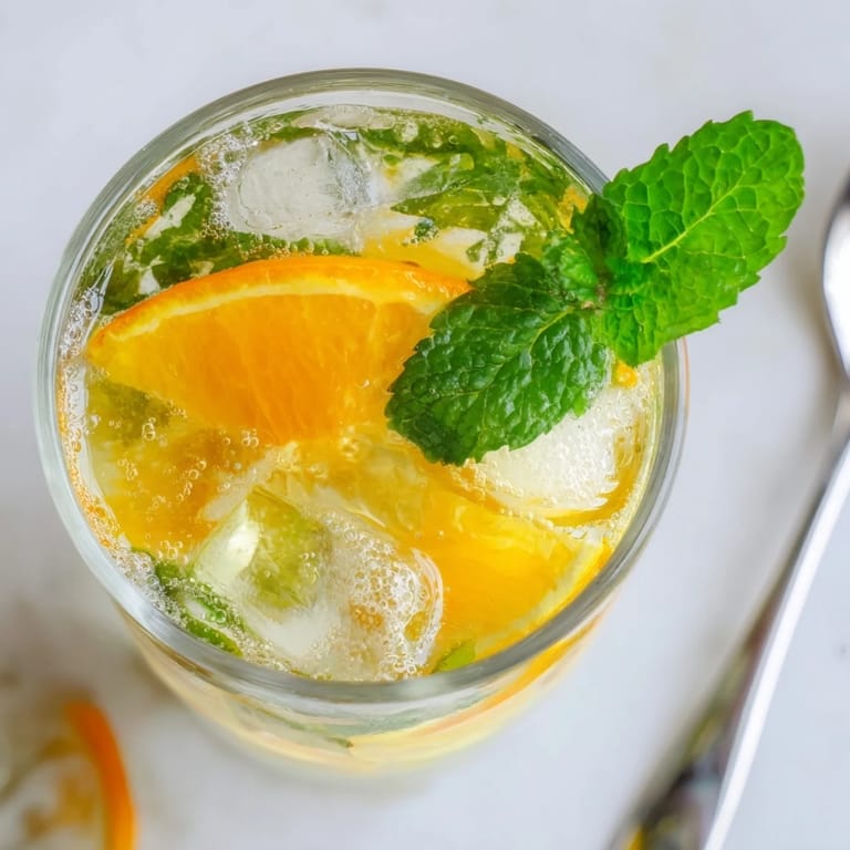 Refreshing probiotic soda mocktail, perfect for summer gatherings and gut health.