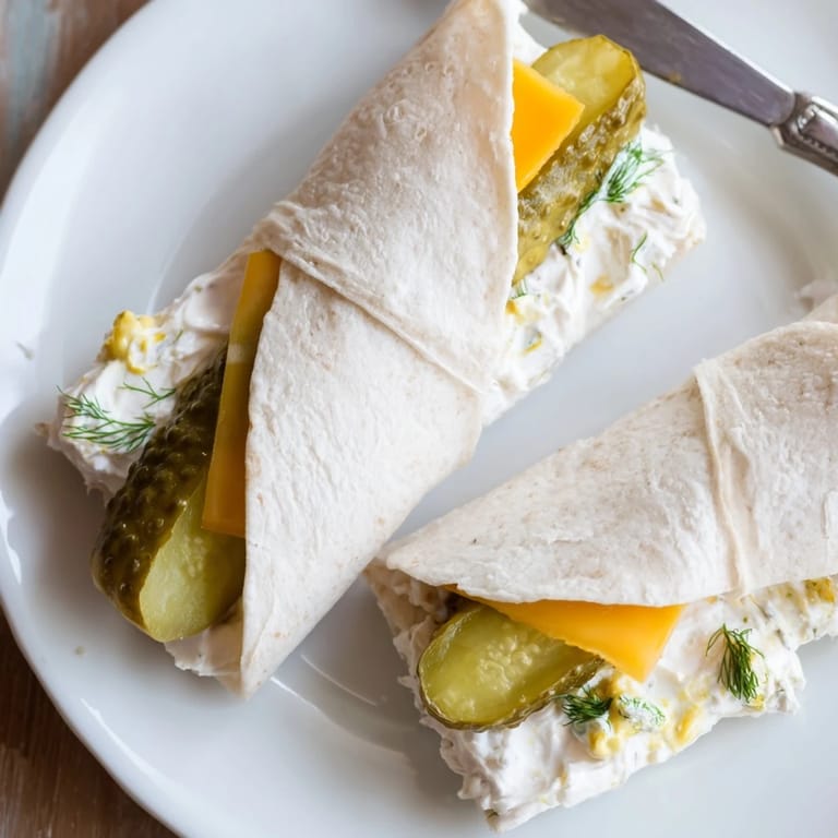 Fun and delicious pickle-in-a-blanket rolls, perfect for quick, savory snacks.