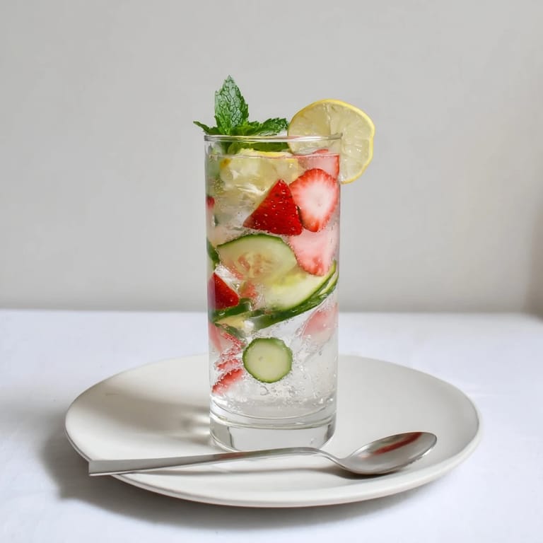 Ice-cold flavored mocktails infused with sliced fruit and herbs for tasty enjoyment.