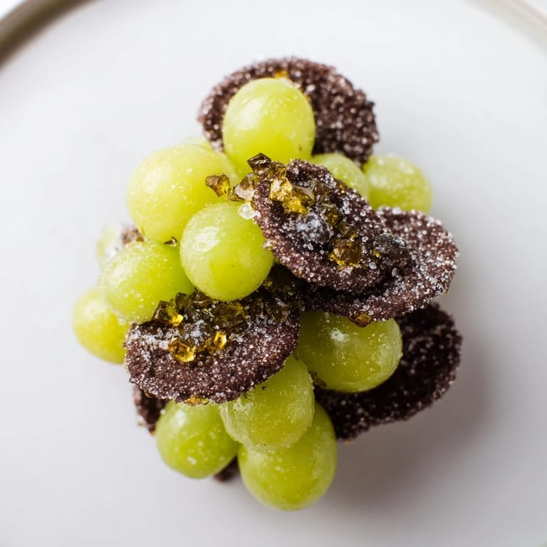 Imagine The Crystal Cave: a chocolate cracker cave filled with sugared grapes and rock candy.