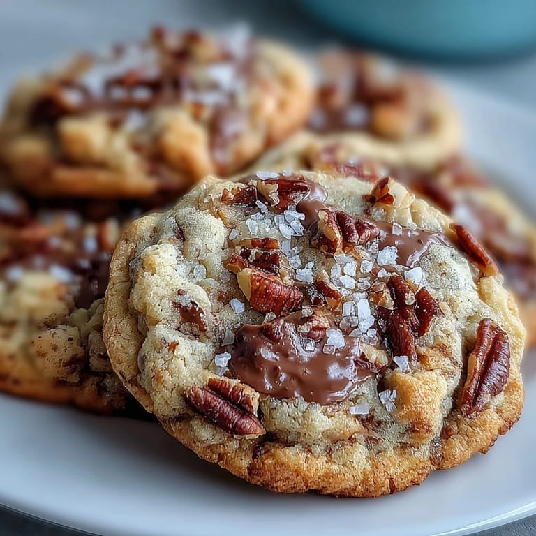 2. Rich butter pecan cookies with nutty brown butter, flaky sea salt, and crunchy toasted pecans in every bite.  