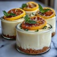 Limoncello Cheesecake Jars with a creamy no-bake filling and buttery biscuit base, perfect for summer gatherings.  