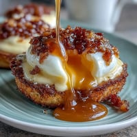 A golden Eggs Benedict with silky hollandaise sauce, perfectly poached eggs, and Canadian bacon on toasted English muffins.
